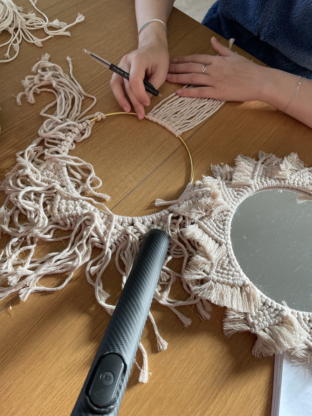 Atelier yoga-macramé