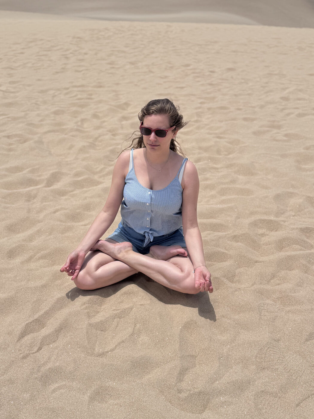 Séance de yoga en petit groupe