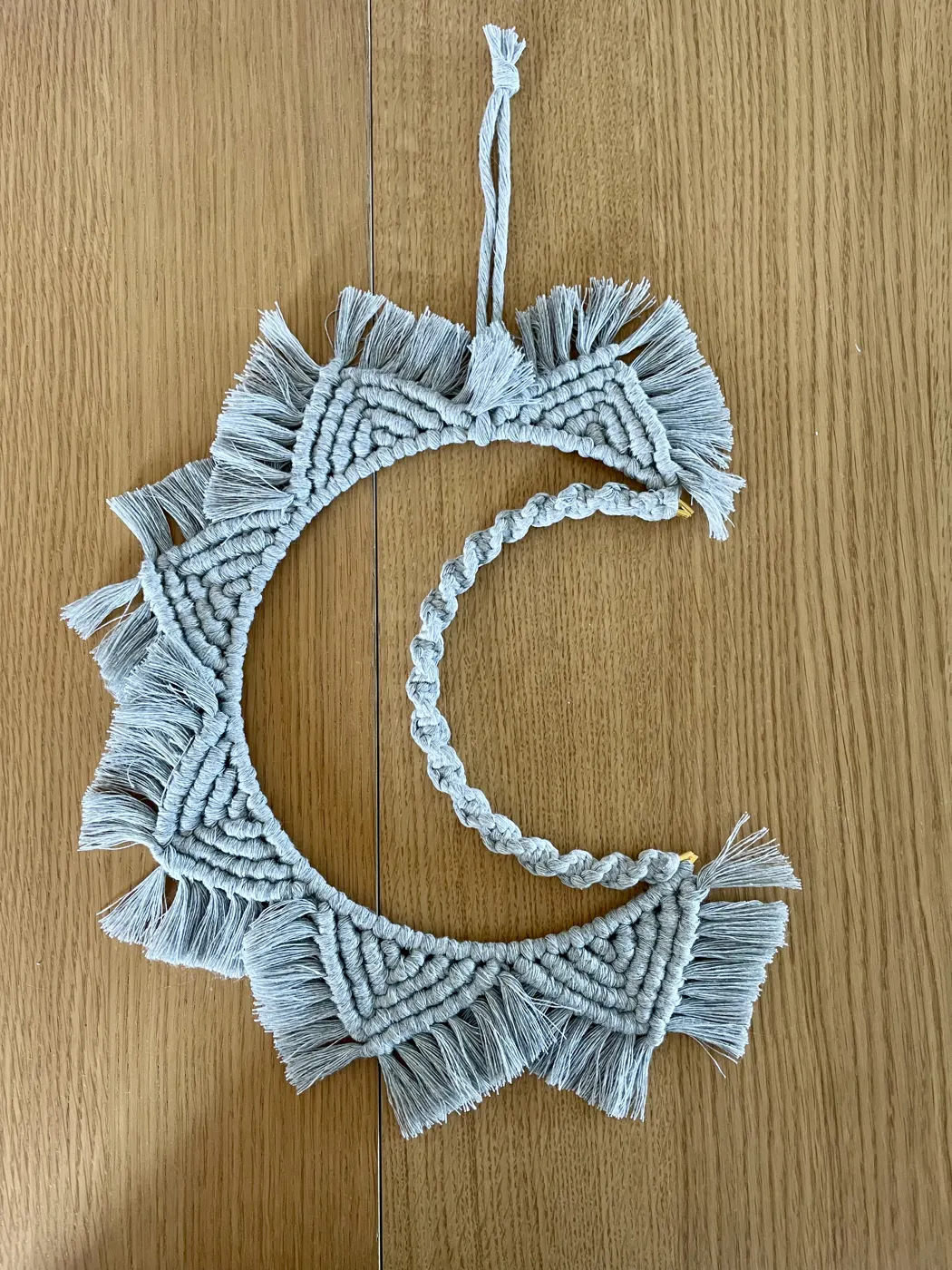 Lune en macramé