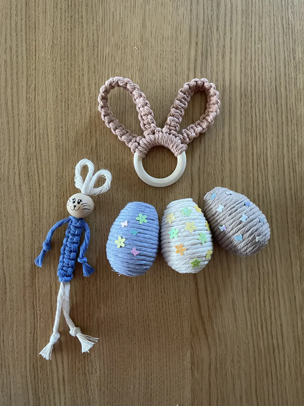 Atelier de pâque en macramé
