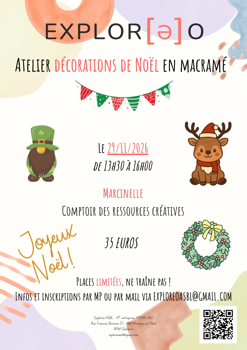 Photo · Atelier macramé - décorations de Noël